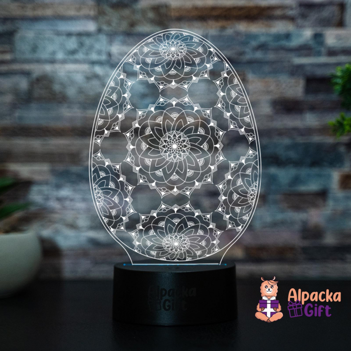 Lampă 3D - Ou de Paște 3 [2]