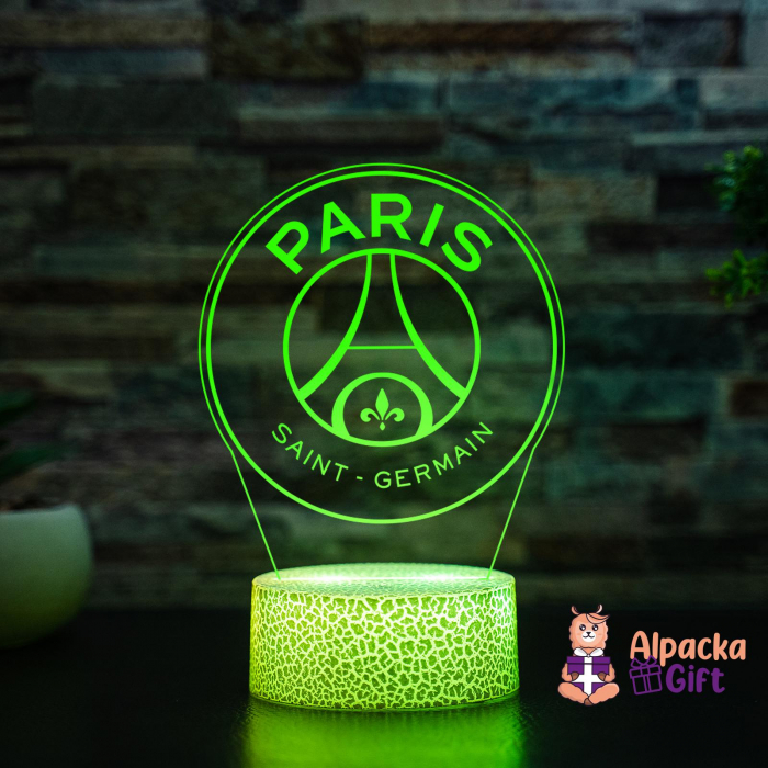 Lampa 3D PSG Paris Saint-Germain [2]