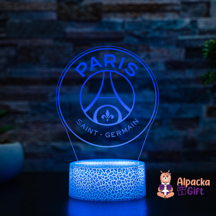 Lampa 3D PSG Paris Saint-Germain [3]