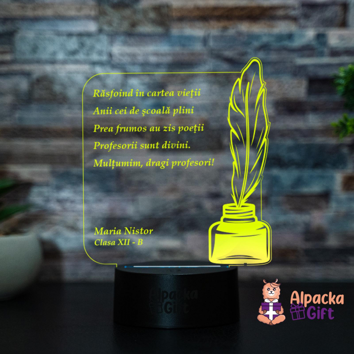 Lampa 3D Pana in Calimara [2]