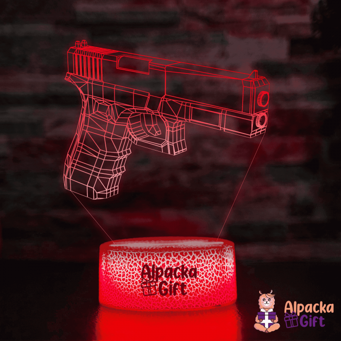 Lampă 3D - Pistol [2]