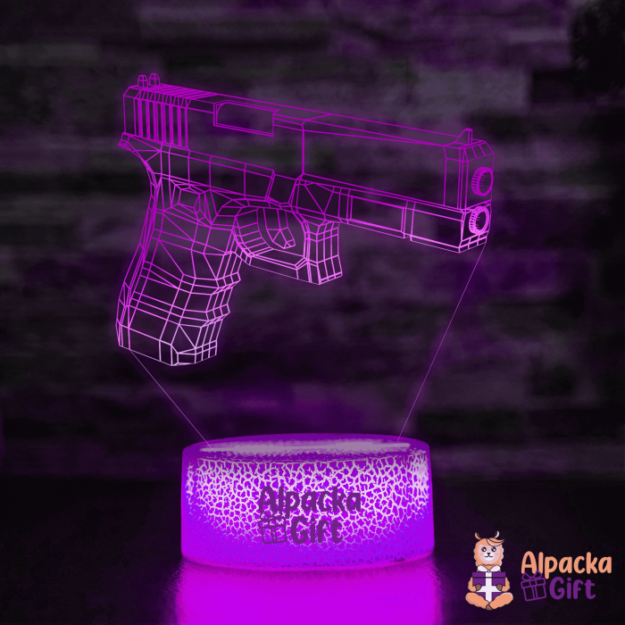 Lampă 3D - Pistol [3]