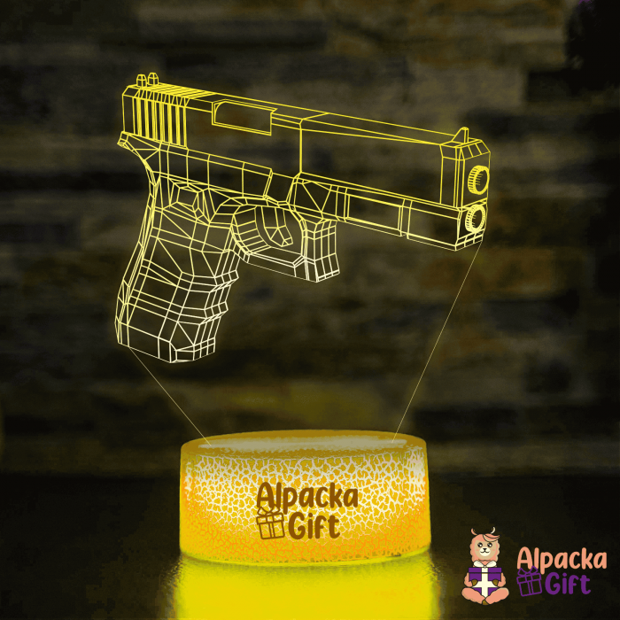 Lampă 3D - Pistol [4]