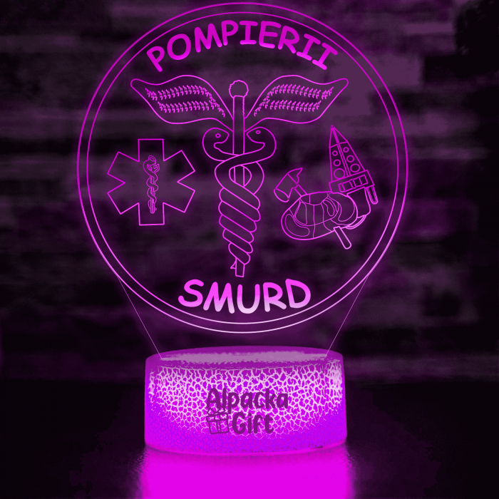 Lampă 3D - Pompierii Smurd [4]