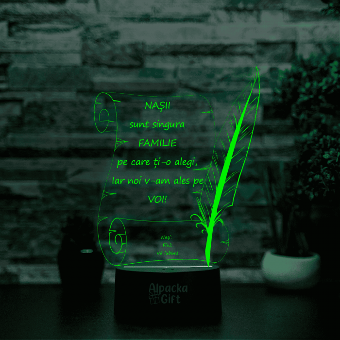 Lampă 3D - Papirus [5]