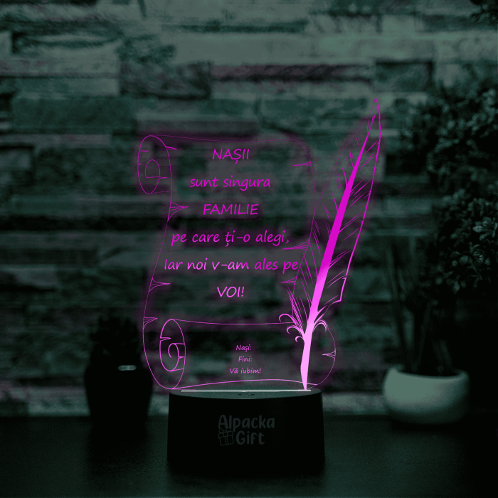 Lampă 3D - Papirus [3]