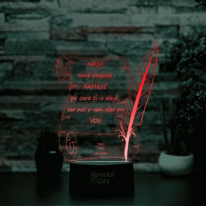 Lampă 3D - Papirus [4]