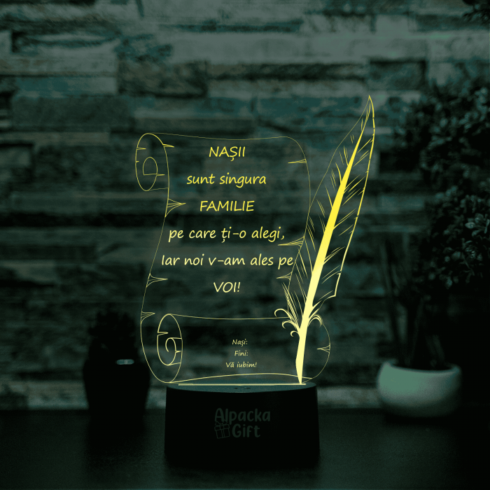 Lampă 3D - Papirus [2]