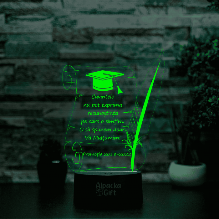 Lampa 3D Papirus cu Toca [5]