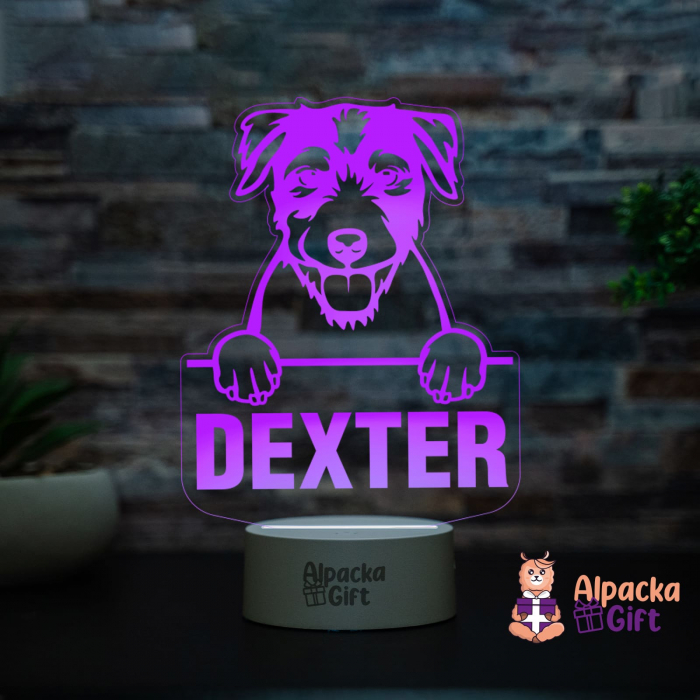 Lampă 3D Parson Russell Terrier [4]