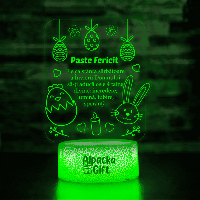Lampă 3D - Paște Fericit 2 [5]