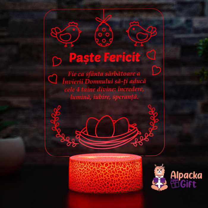Lampă 3D - Paște Fericit 4 [3]