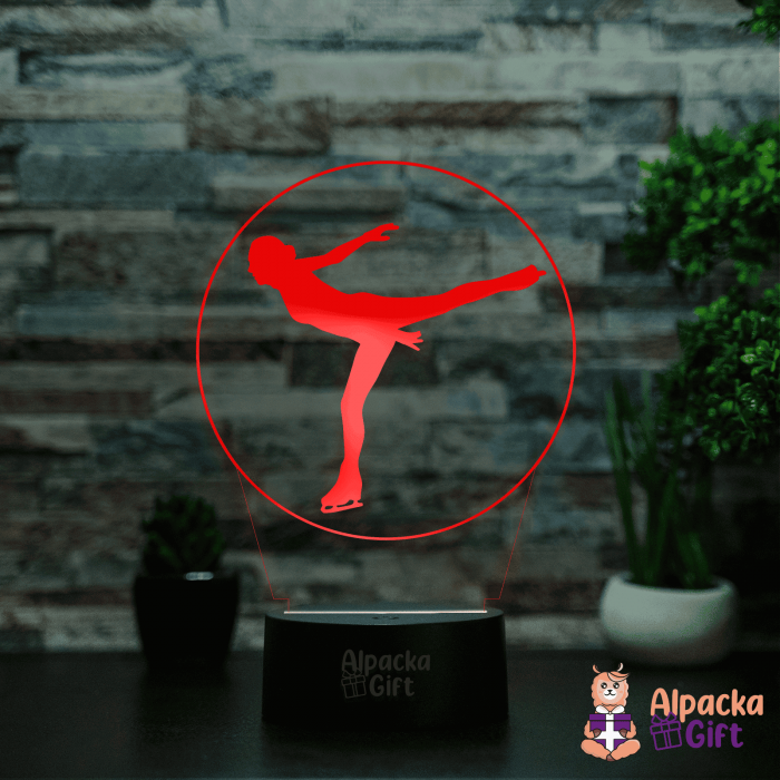 Lampă 3D - Patinaj [3]