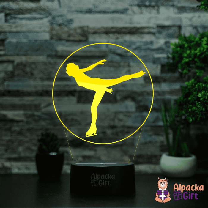 Lampă 3D - Patinaj [5]