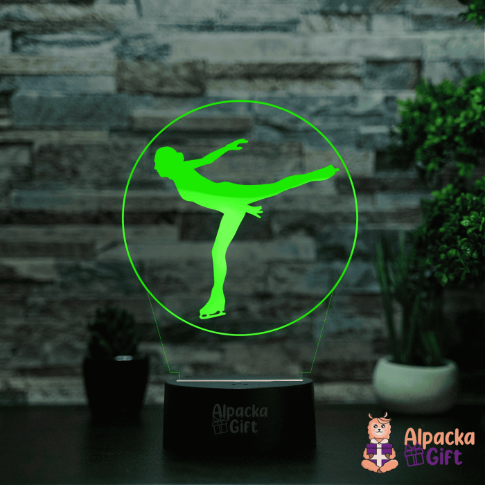 Lampă 3D - Patinaj [2]