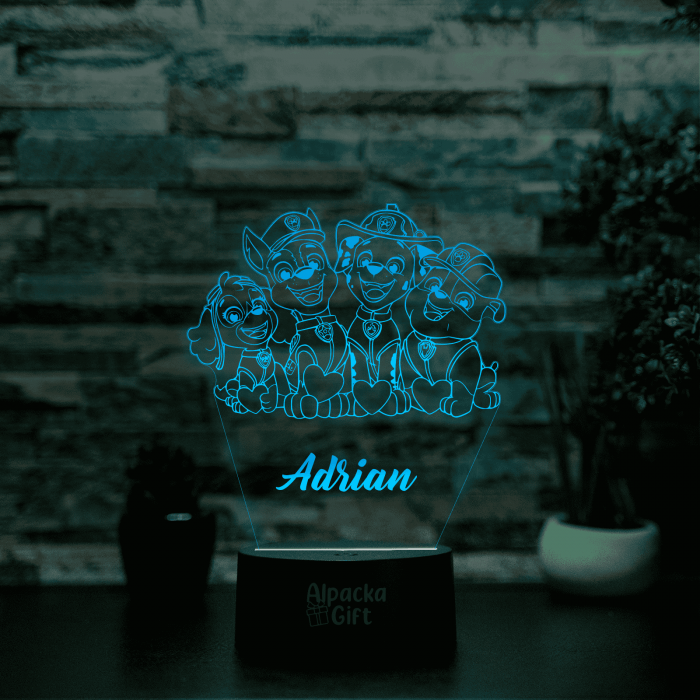 Lampă 3D - Paw Patrol [2]