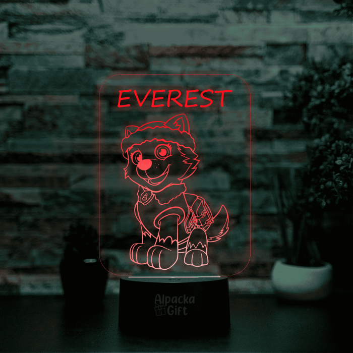 Lampă 3D - Paw Patrol - Everest [2]