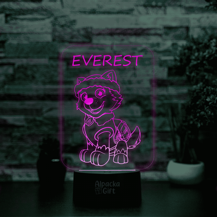 Lampă 3D - Paw Patrol - Everest [4]