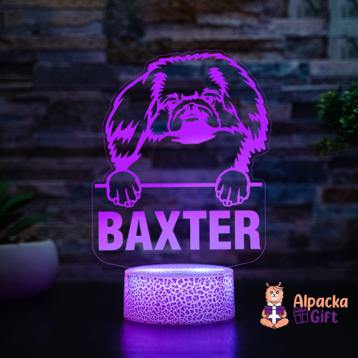 Lampă 3D - Pekingese [2]