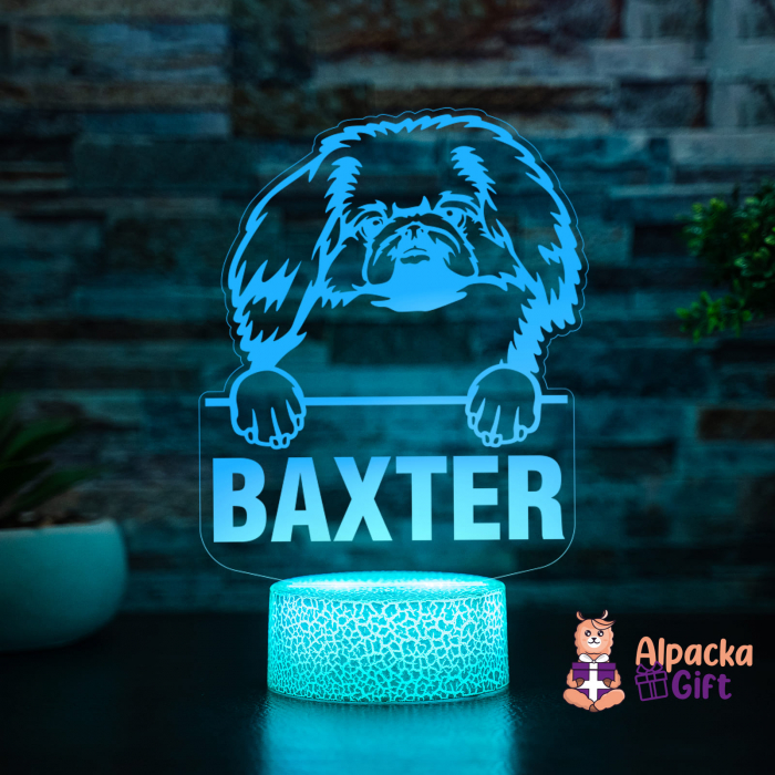 Lampă 3D - Pekingese [4]