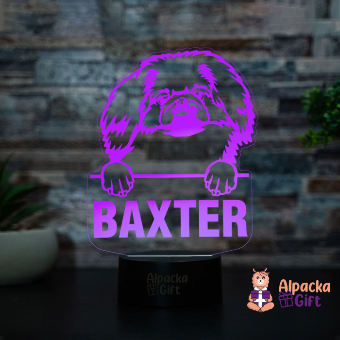 Lampă 3D - Pekingese [3]