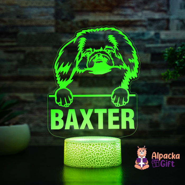Lampă 3D - Pekingese [5]