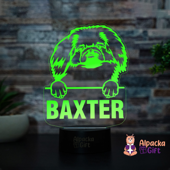 Lampă 3D - Pekingese [4]