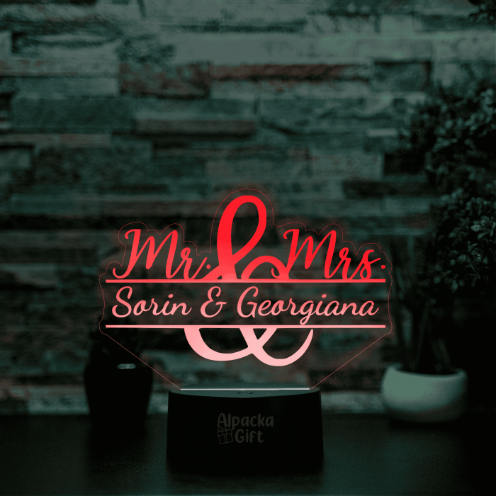 Lampă 3D - Mr.&Mrs. [5]