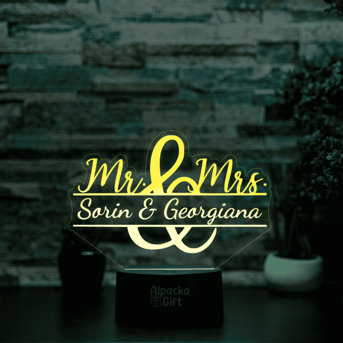 Lampă 3D - Mr.&Mrs. [2]