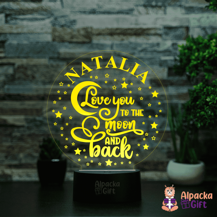 Lampă 3D - Nume [4]