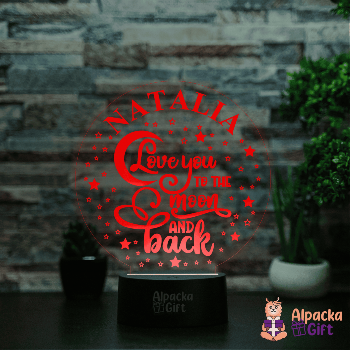 Lampă 3D - Nume [3]