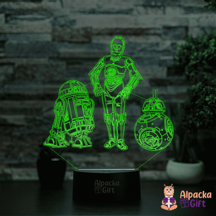 Lampa 3D -Personaje Star Wars [2]