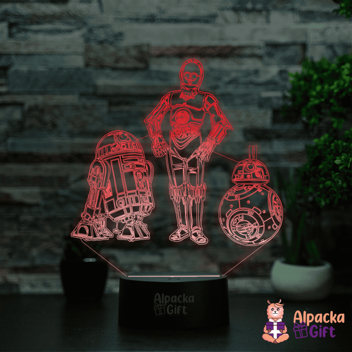 Lampa 3D -Personaje Star Wars [3]
