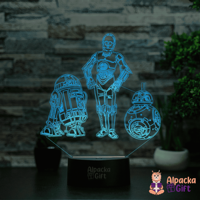 Lampa 3D -Personaje Star Wars [5]