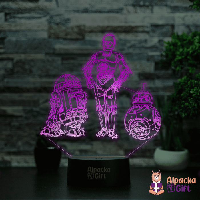 Lampa 3D -Personaje Star Wars [4]