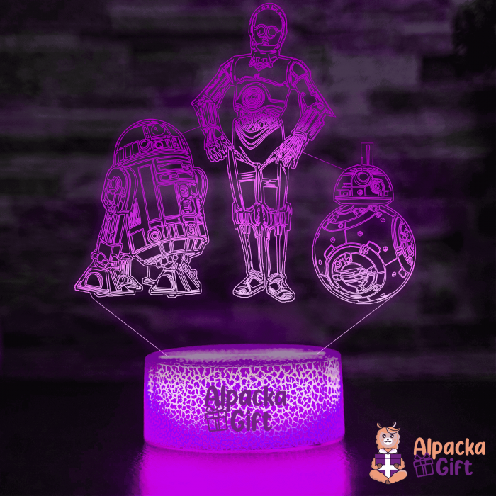 Lampa 3D -Personaje Star Wars [3]