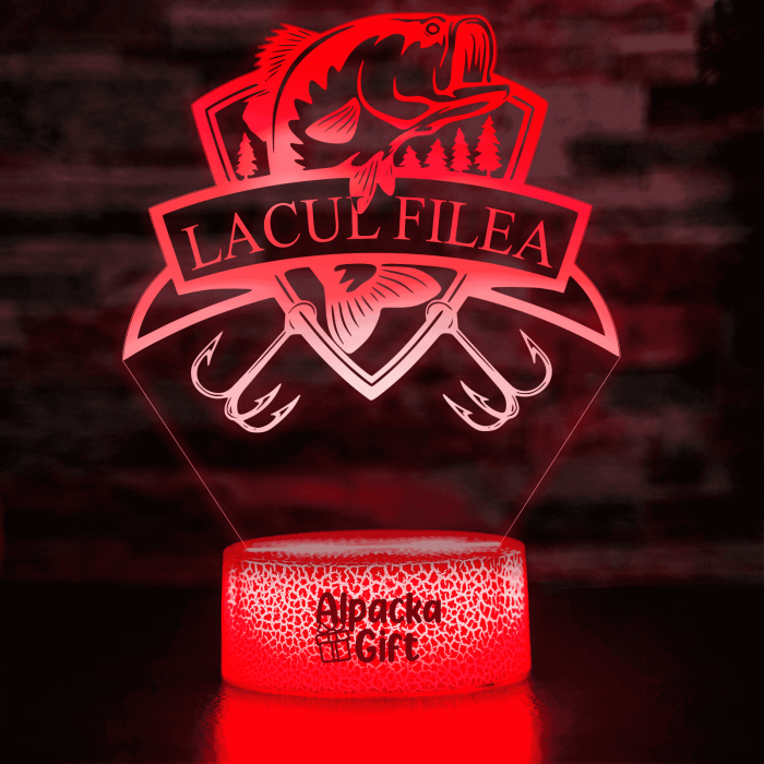 Lampă 3D - Pescar 4 [5]