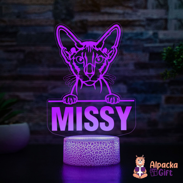 Lampă 3D Peterbald [2]