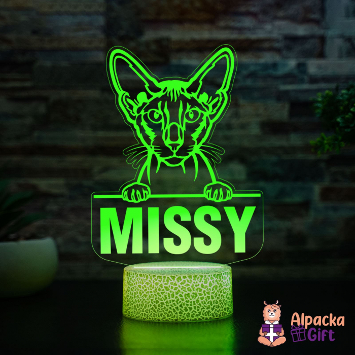 Lampă 3D Peterbald [3]