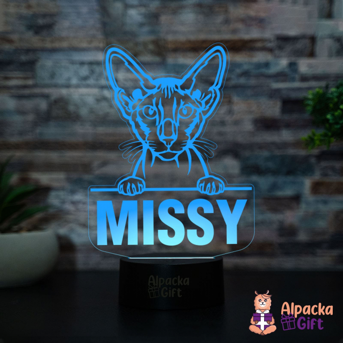 Lampă 3D Peterbald [4]