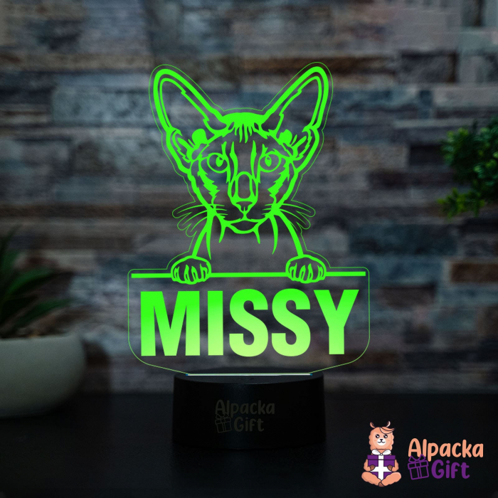 Lampă 3D Peterbald [3]