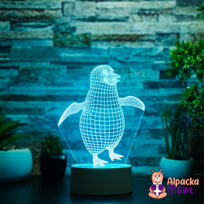 Lampă 3D Pinguin [3]