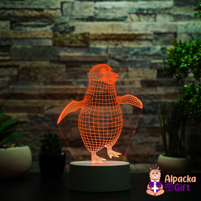 Lampă 3D Pinguin [1]