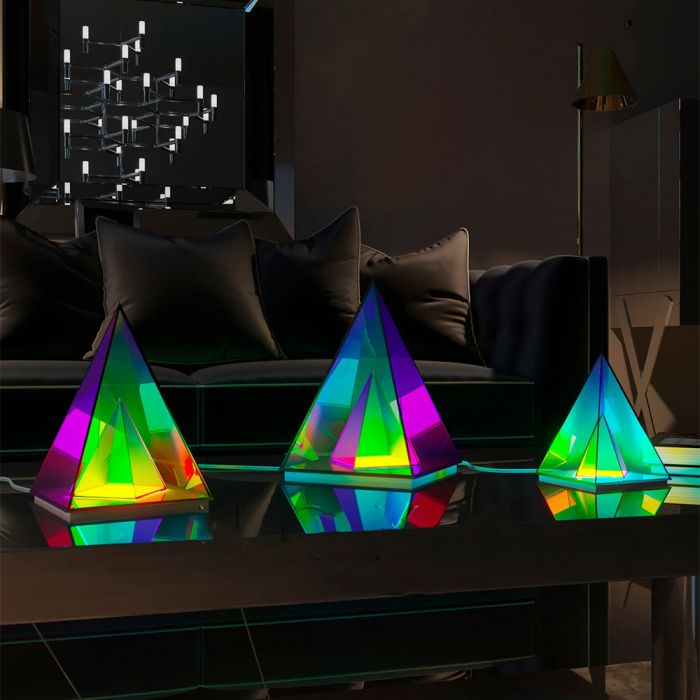 Lampă 3D Piramidă Magică [7]
