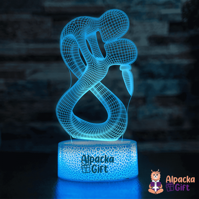 Lampă 3D - Statuetă Cuplu [3]