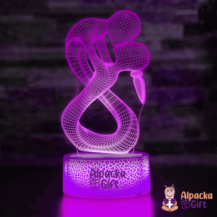 Lampă 3D - Statuetă Cuplu [2]