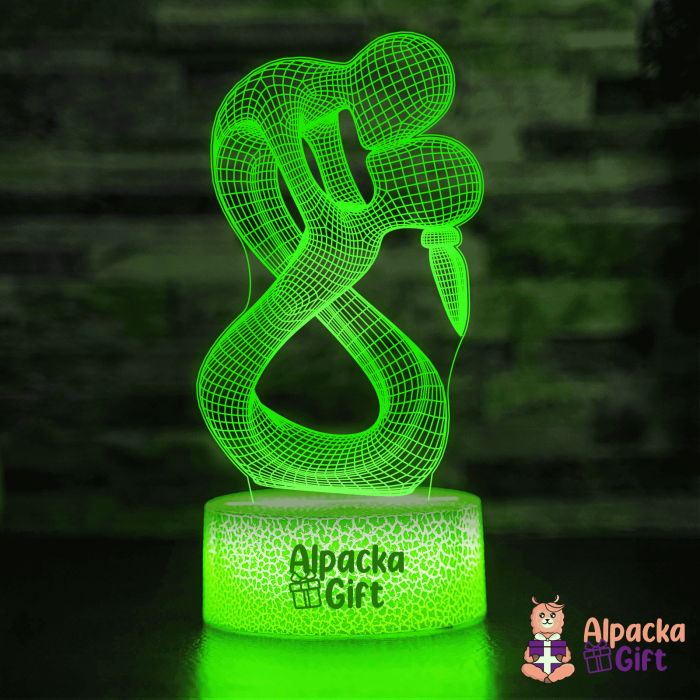 Lampă 3D - Statuetă Cuplu [4]