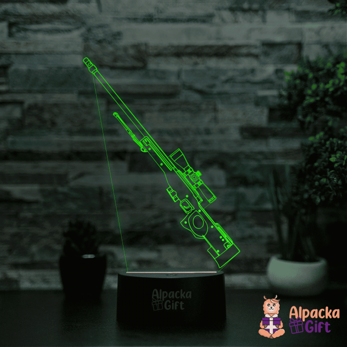 Lampă 3D Pusca cu Luneta [2]