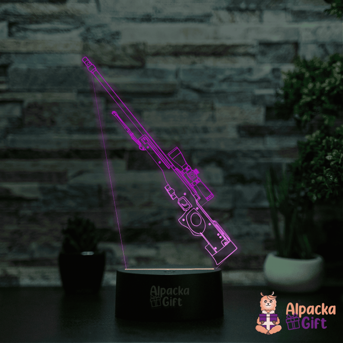 Lampă 3D Pusca cu Luneta [4]