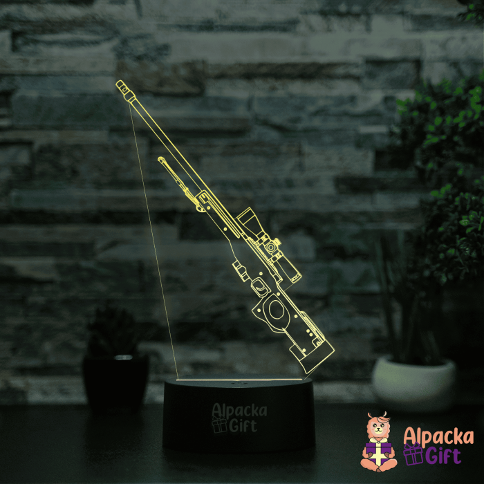 Lampă 3D Pusca cu Luneta [5]